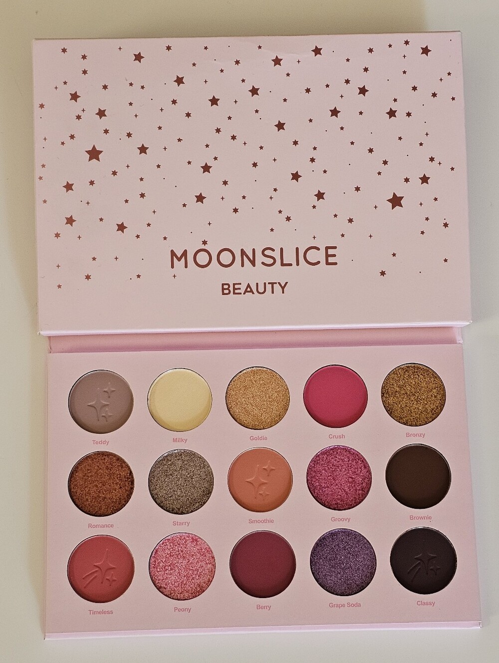 MOONSLICE BEAUTY Celestial Crush Eyeshadow Pressed pigment Palette makeup